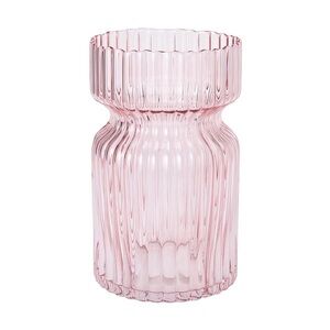 BRAND NEW Anko Pink Ribbed Vase, BNIB